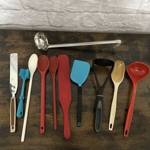 Mixed Lot of 11 Kitchen Utensils Vintage Foley Vollrath, Dreamfarm, & More!